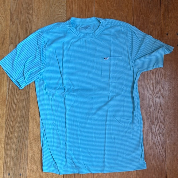 T-Shirt Vineyard Vines Blu Ragazzo Paradiso Island Paisley Con Balena Floreale